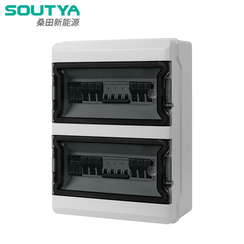 Caixa combinadora 1000V DC 6 entradas 2 saídas tipo MCB